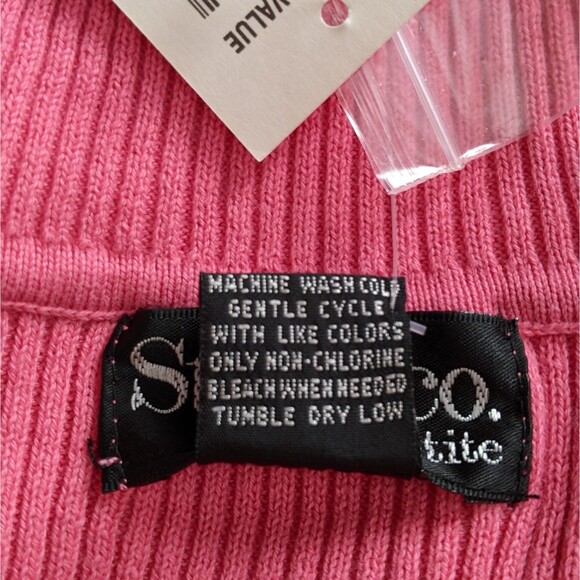 Style & Co Pink Pullover Sweater Petite Large (12-14) P Primrose NEW - Picture 6 of 9